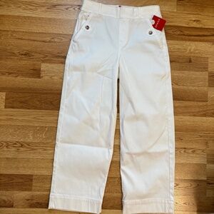 SPANX Stretch Twill Cropped Wide Leg Petite Pant